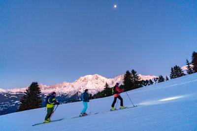 Sciare nella regione del Monte Bianco