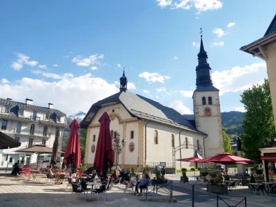 Saint Gervais les Bains - il villaggio in estate