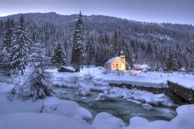Les Contamines Montjoie in inverno