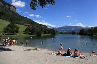 Sallanches - Lago e spiaggia di Ilettes