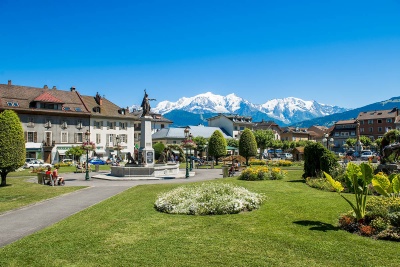 Sallanches - Haute-Savoie - quadrato fiorito